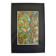 Framed abstract painting under glass