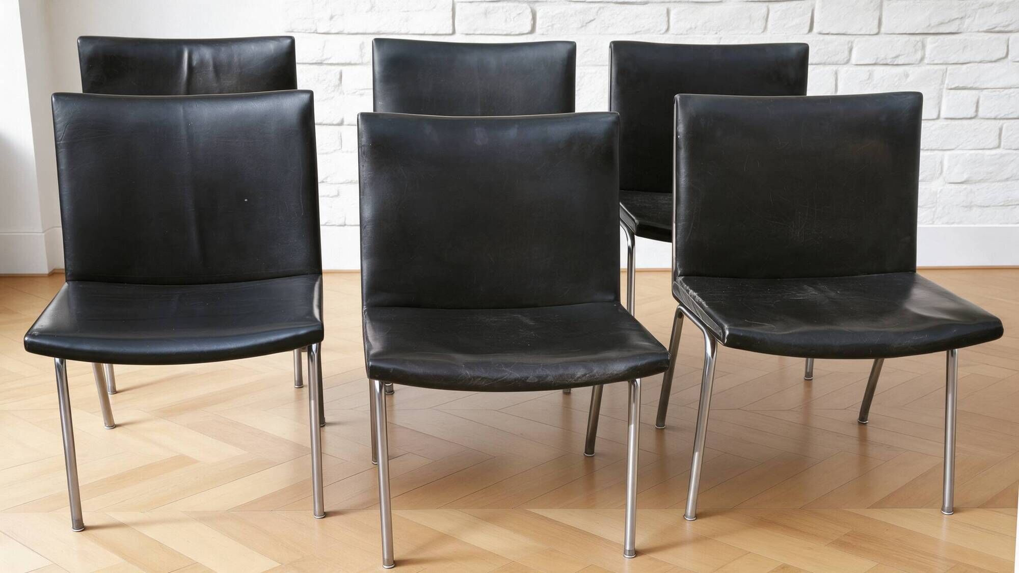 Set of 6 AP37 chairs, Danish