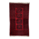 Antique Afghan Ersari handmade rug 118 cm x 196 cm 1920s