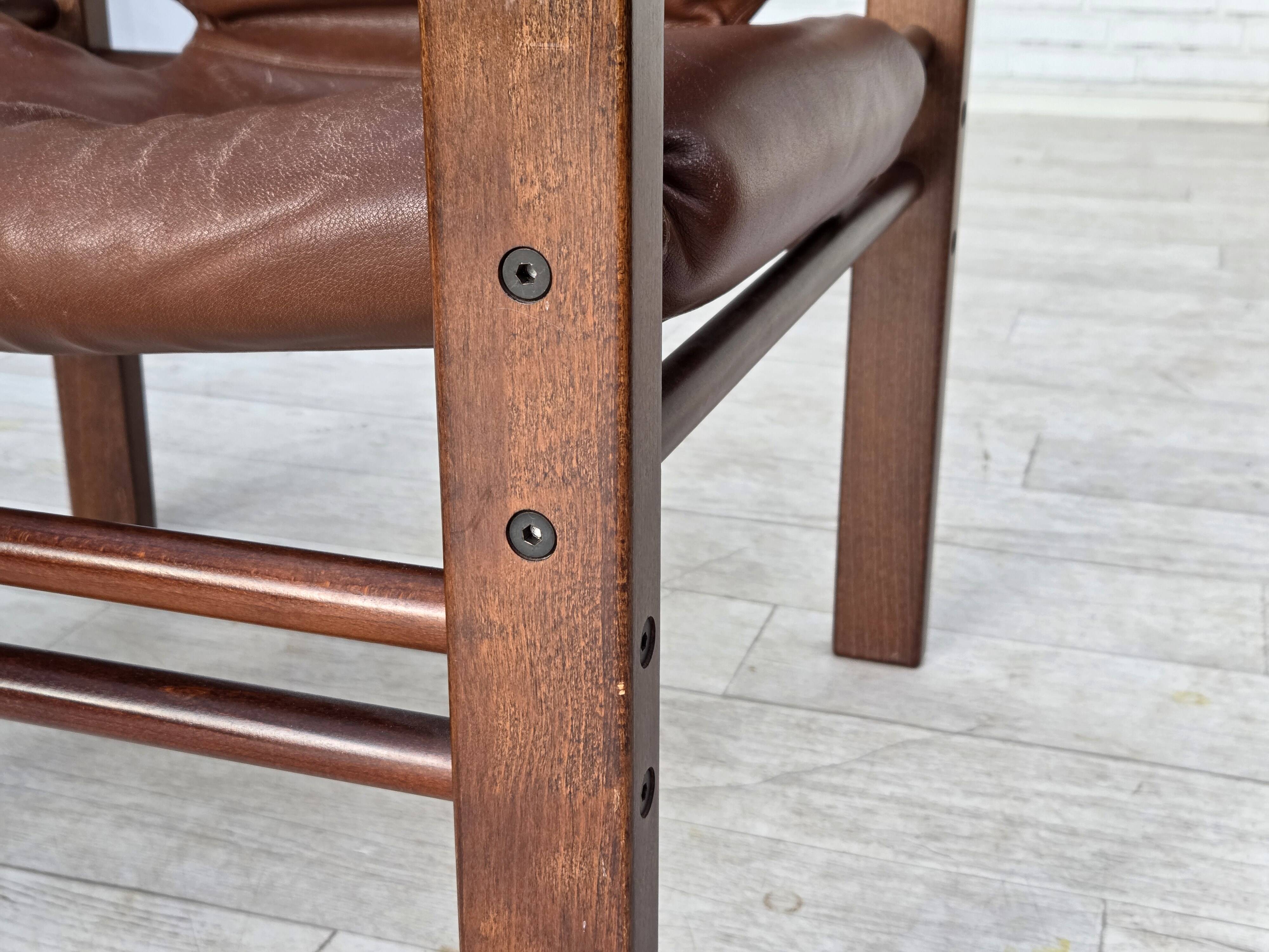 1970s, Danish armchair model "Safari" by Skippers Furniture.