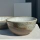 Duo of small brown bowls and speckled glazed ceramic (1top + 1bottom)