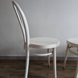Set of 4 vintage shabby chic bistro chairs