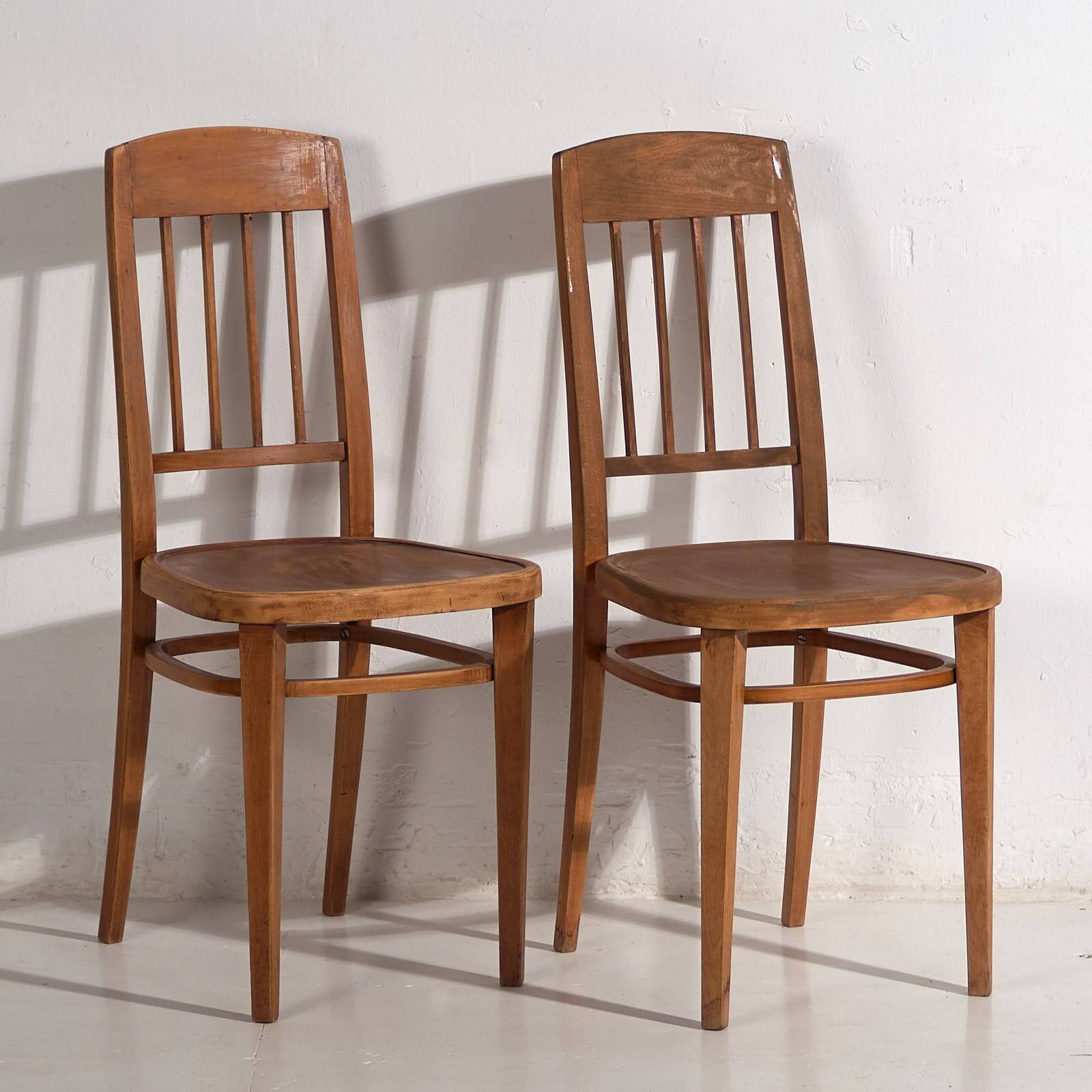Antique Thonet chairs (c.1920). 2-piece set #2