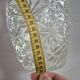 large vintage cut crystal vase