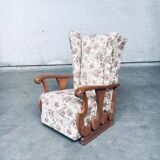 Set of High Wing Back Armchairs, 1900s