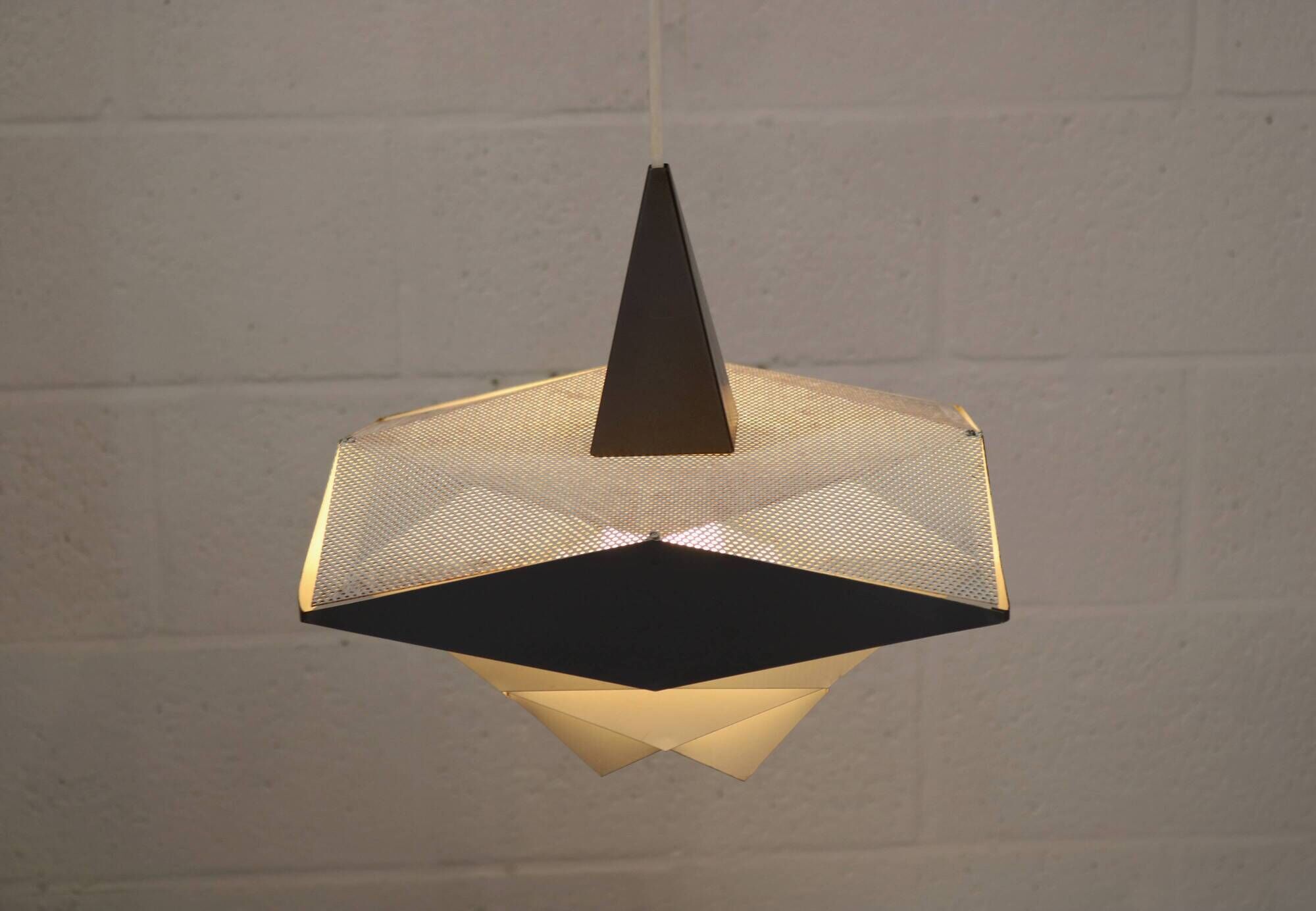 XL Mid-Century Modern Pendant Lamp: Preben Dahl Symfoni, Denmark 1960s
