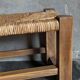 Massive wooden foot resting leg