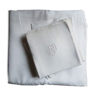 Nappe and its 10 gd monogram towels