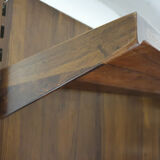 Bibliothèque murale en palissandre par Kai Kristiansen pour Feldballes Mobelfabrik, Danemark années 1950