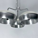 Space Age, Large metal and plastic chandelier by Studioluce. Italy 1970s