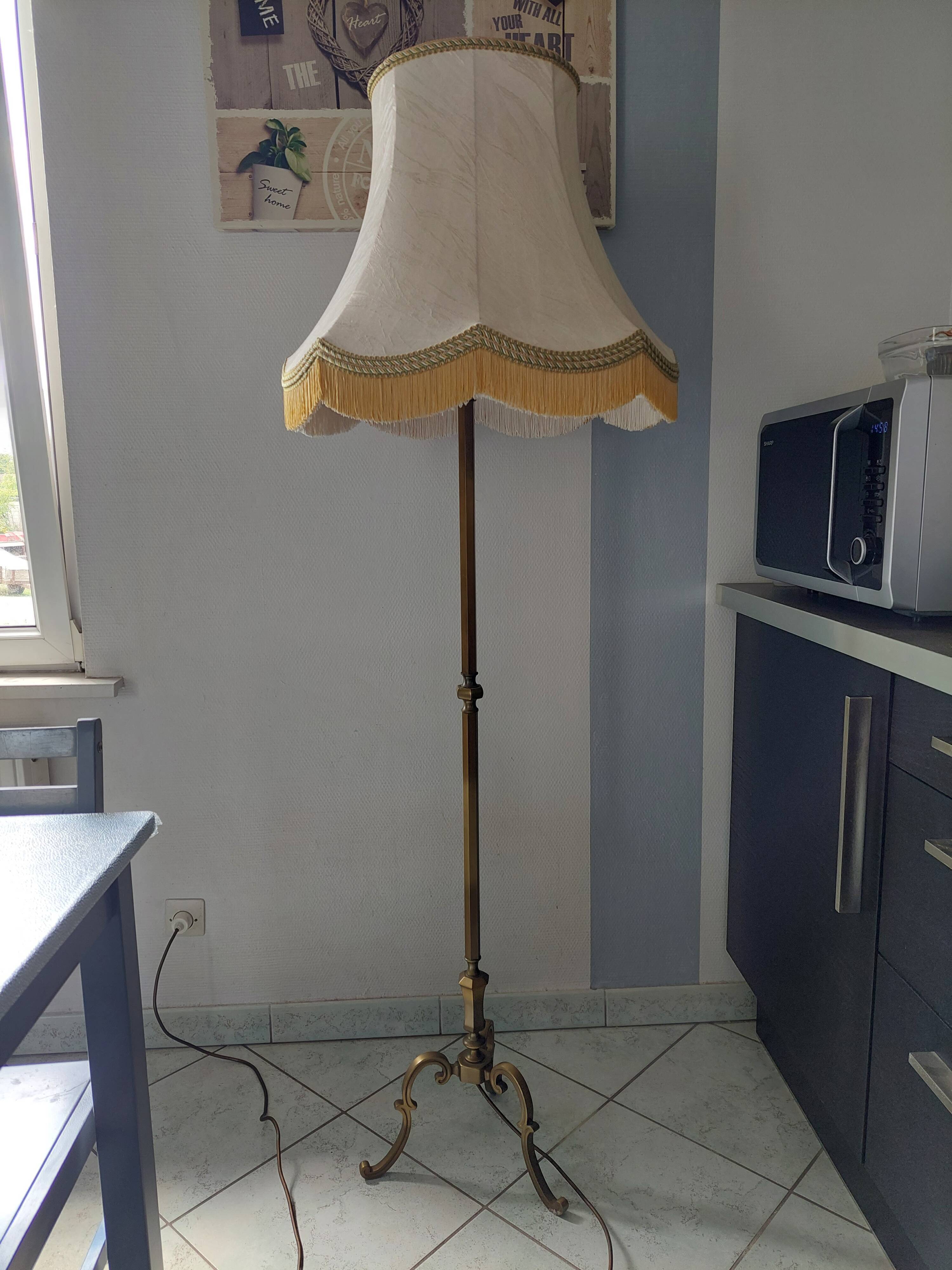 Lampadaire 2 ampoules vintage