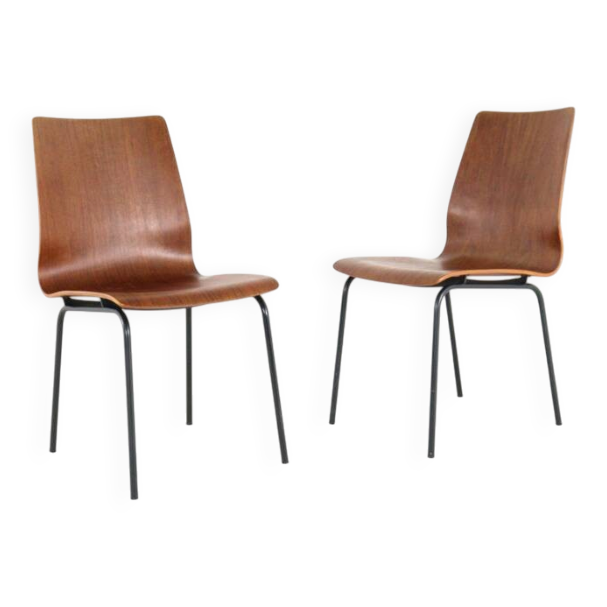 Friso Kramer for Auping Euroika plywood chair | set of 2