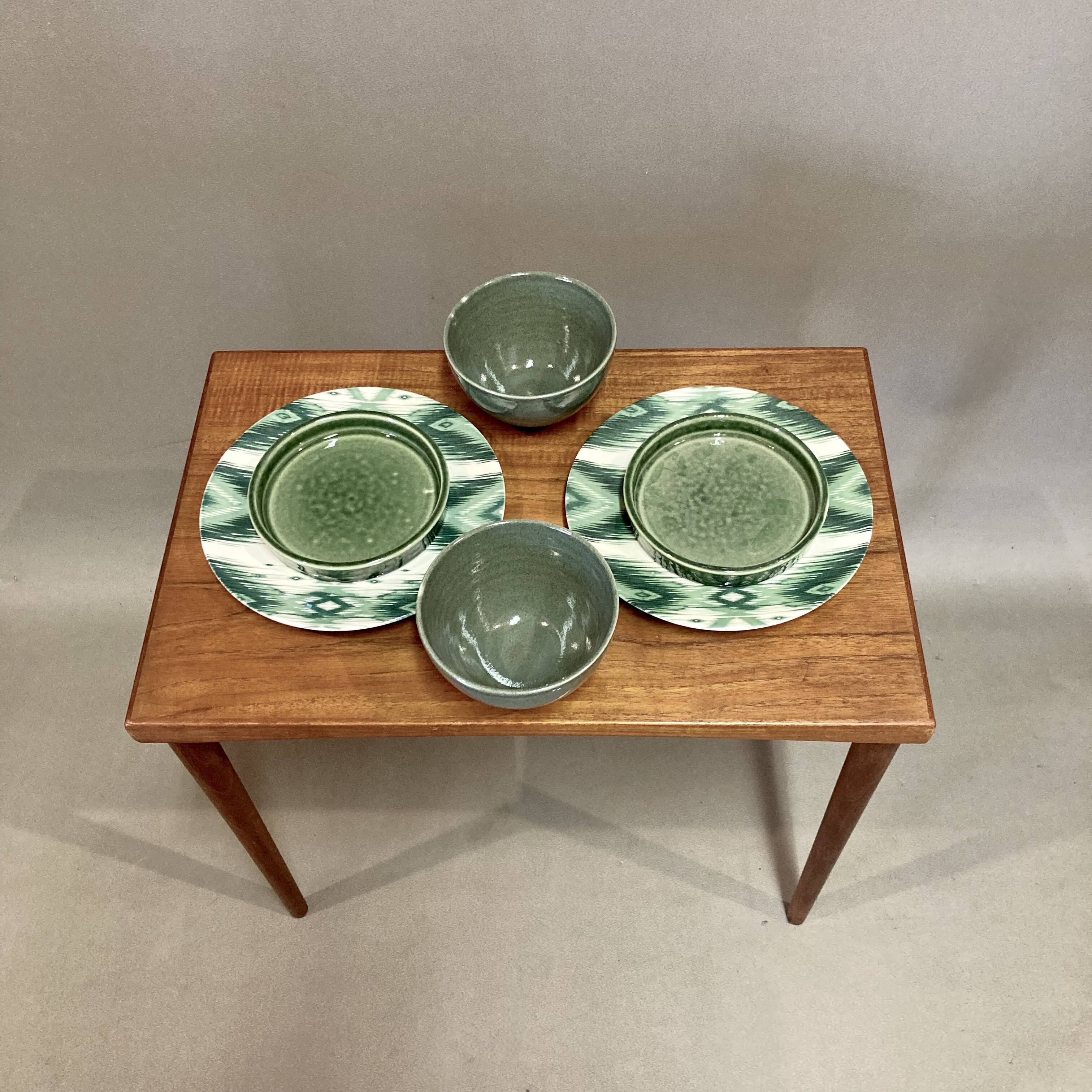 6-piece set entirely handmade.