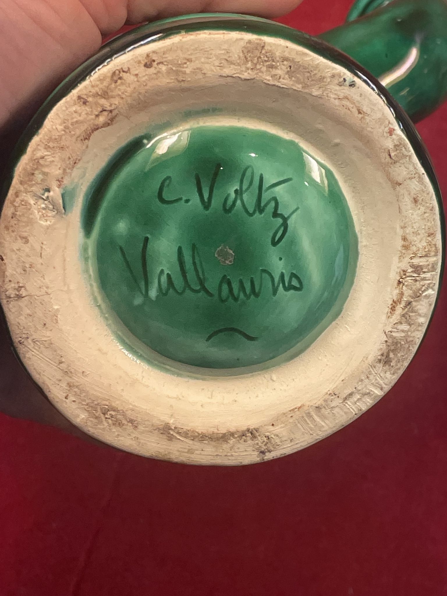 Signed contemporary ceramic - Charles Voltz - quite rare model