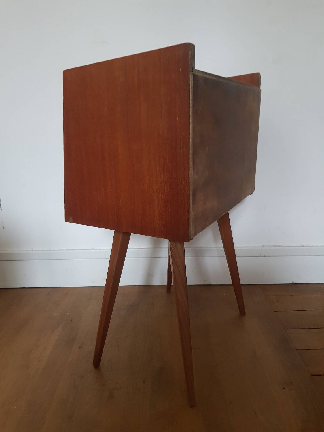 Vintage teak bedside table