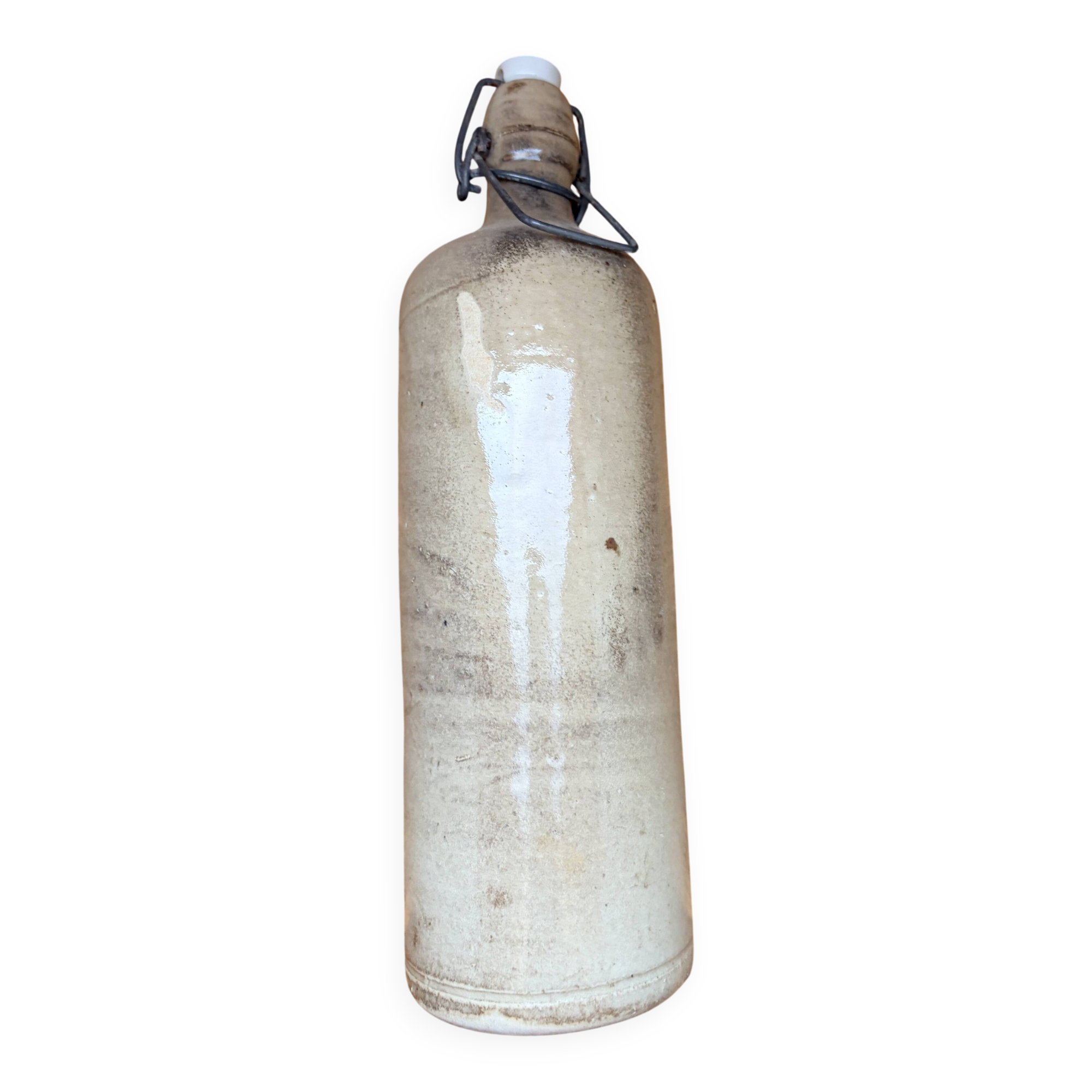 Bouteille en grès vernissé vintage 2106246