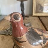 Tonala bird trio, Mexican ceramic