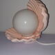 Lampe coquillage rose saumon