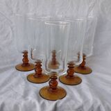 6 stemmed glasses