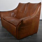 Canapé Denver 2 places en cuir par Gerard van den Berg pour Montis 1970