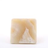 Alabaster pyramid paperweight, 1970s