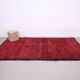 Tapis marocain vintage en laine berbère fait main