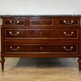 Commode d’époque Louis XVI en acajou