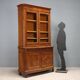 Antique walnut display cabinet, Italy, 19th century