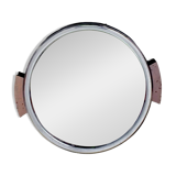 Vintage round mirror tray