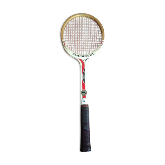 Raquette de tennis ancienne en bois, SNAUWAERT JAGUAR