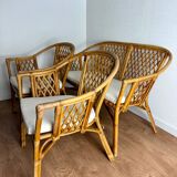 Rattan garden furniture