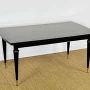 Table de salle à manger art déco française en macassar 1940