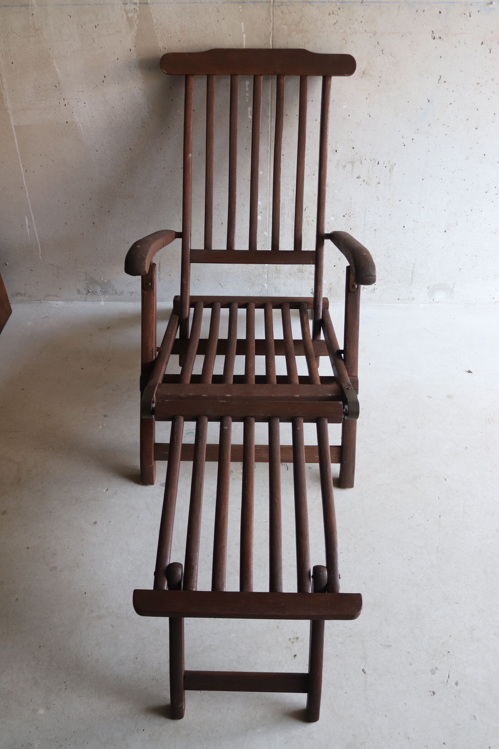 Chaise longue de jardin vintage