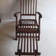 Chaise longue de jardin vintage