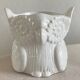 Vintage Italy Owl Vase