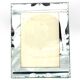 Cadre photo miroir, maison Harbé, taillé main, 1950's