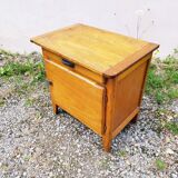 Small vintage wooden storage jam maker