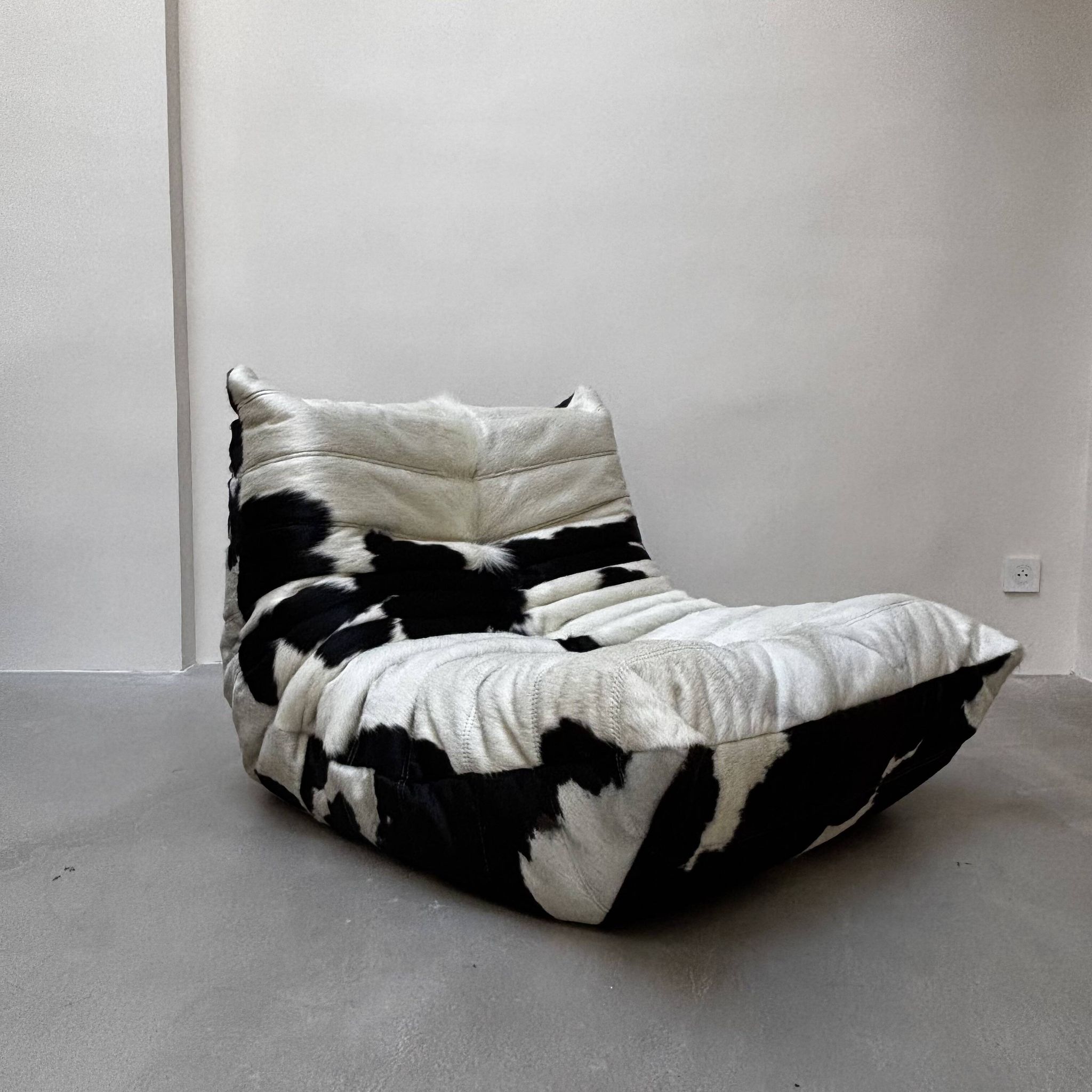 Togo leather armchair by Michel Ducaroy for Ligne Roset