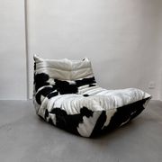 Togo leather armchair by Michel Ducaroy for Ligne Roset