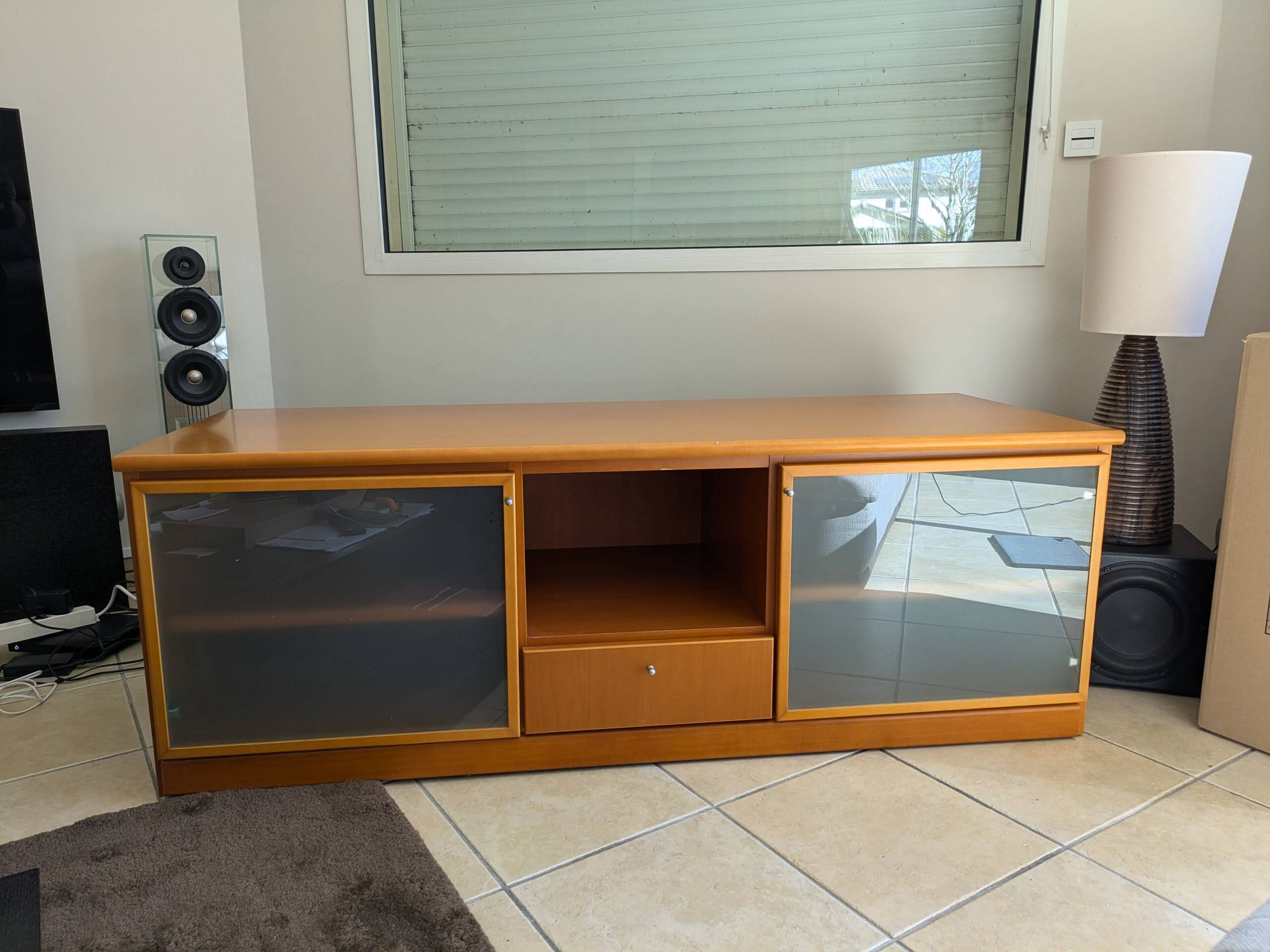 Low designer cabinet, CINNA model from the Roset line, dating from the 80s-90s