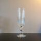 Old crystal champagne flutes