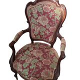 Coppia di Poltrone d'Epoca - Stile Luigi XV (Anni '60) in Pregiato Ciliegio