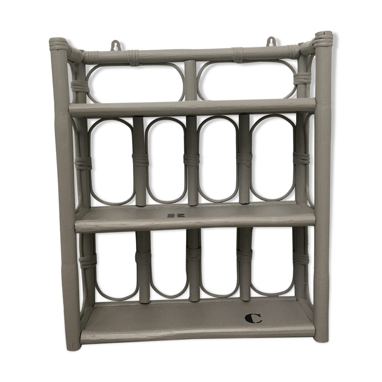 Wall pad rattan gray ash