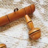 Vintage wooden coat rack