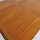 Vintage Large Danish Teak Extending Dining Table By Vejle Stole