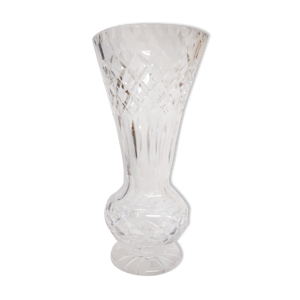 Vase en cristal taillé