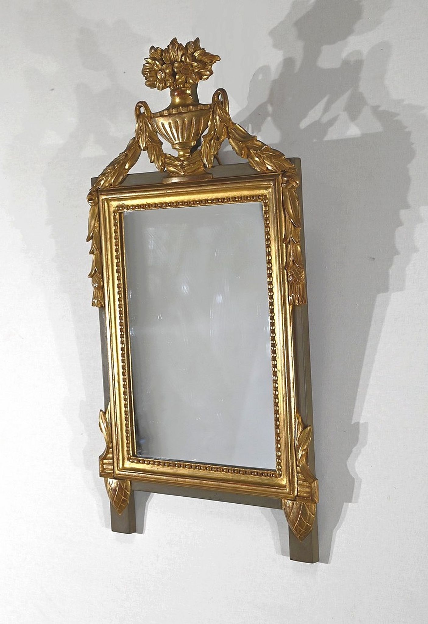 Mirror in gilded wood, louis xvi style – early twentieth century