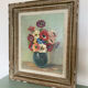 Oil on canvas "anemones"