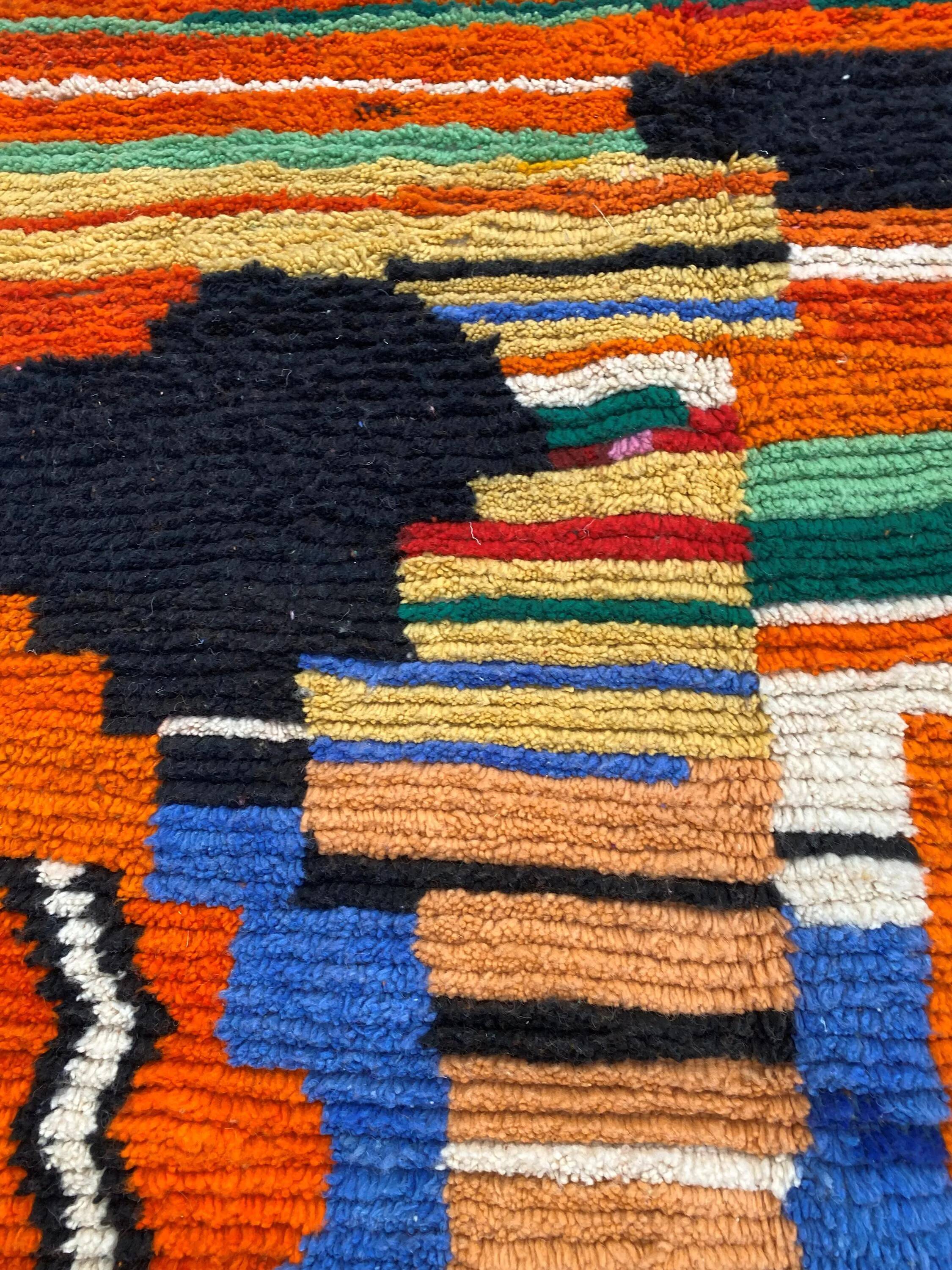 Large artisanal Moroccan rug 2.5 x 1.5 m