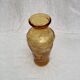 Italian vase in amber colored glass around the 1970s dimension -H-32,5cm L-14cm-